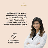 The One. Female Fertility Supplement.